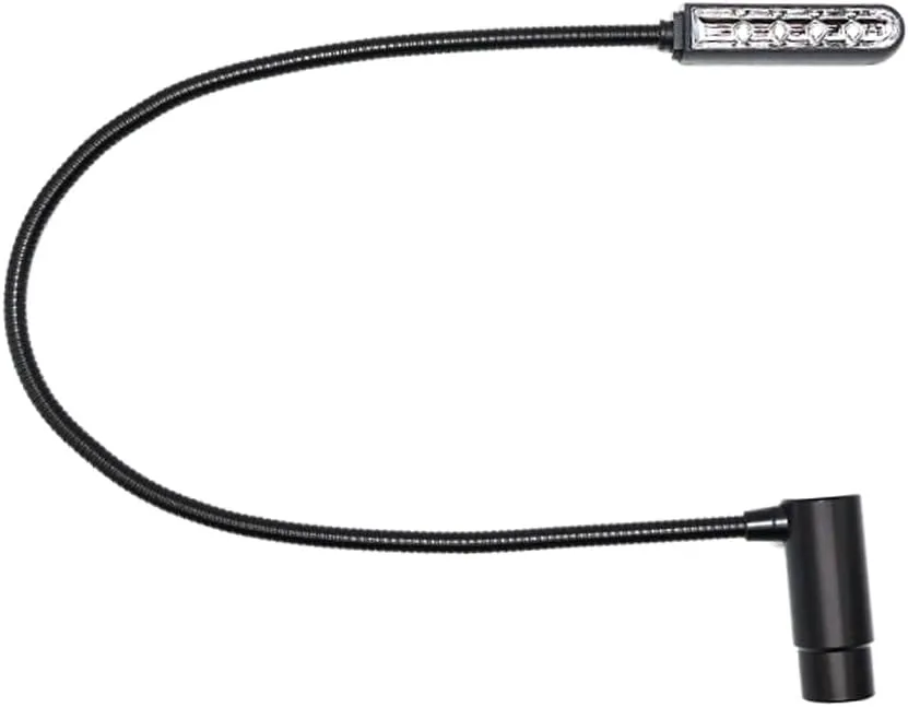 22 inch XLR 4 Pin gooseneck Light for Yamaha,BEHRINGER DJ Mixer,Flexible Mixer gooseneck lamp,12V DC (Right Angle Plug)