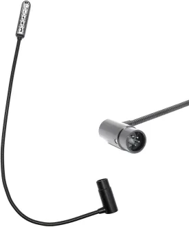22 inch XLR 4 Pin gooseneck Light for Yamaha,BEHRINGER DJ Mixer,Flexible Mixer gooseneck lamp,12V DC (Right Angle Plug)