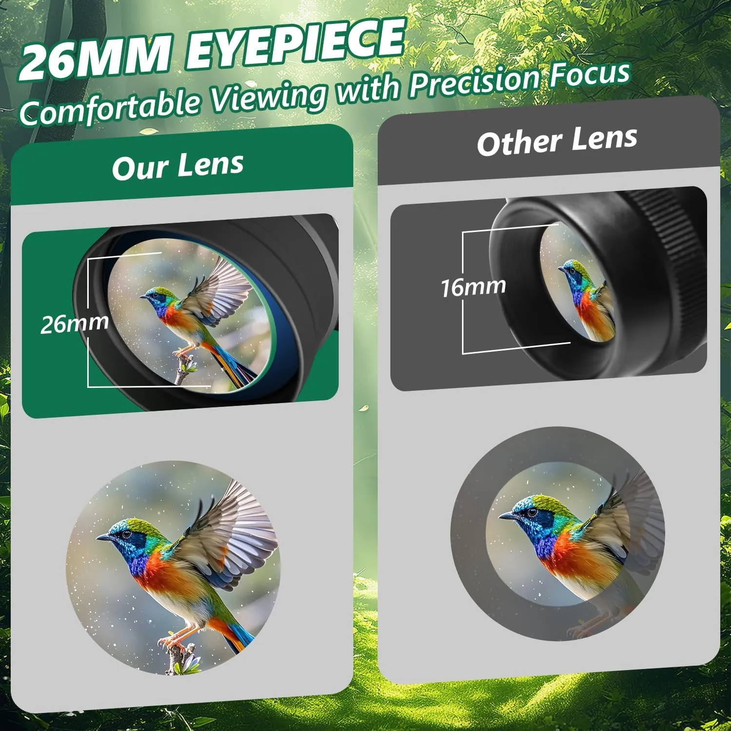 30x50 Binoculars for Adults, High-Powered Compact Professional Binoculars for Bird Watching, Hunting, Sports, Concerts, Travel, Cruise, and Outdoor, Waterproof with Case