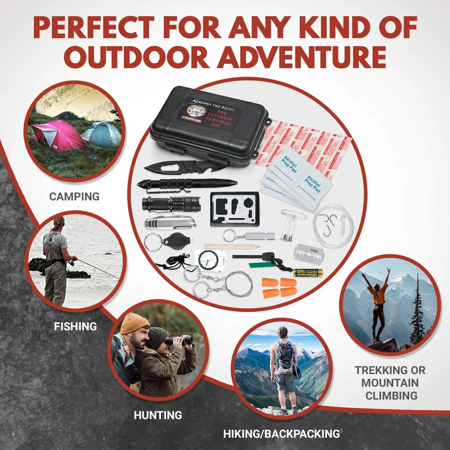 43-in-1 Wilderness Survival Kit