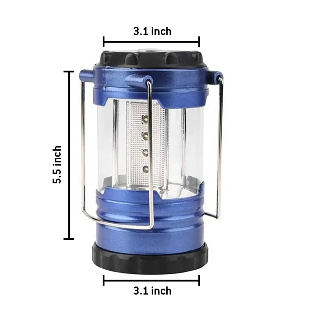 72Pcs/Lot wholesale Camping Lamp with Compass for Hurricanes, Storms, Power Outages - Dark Blue (resale bulk)