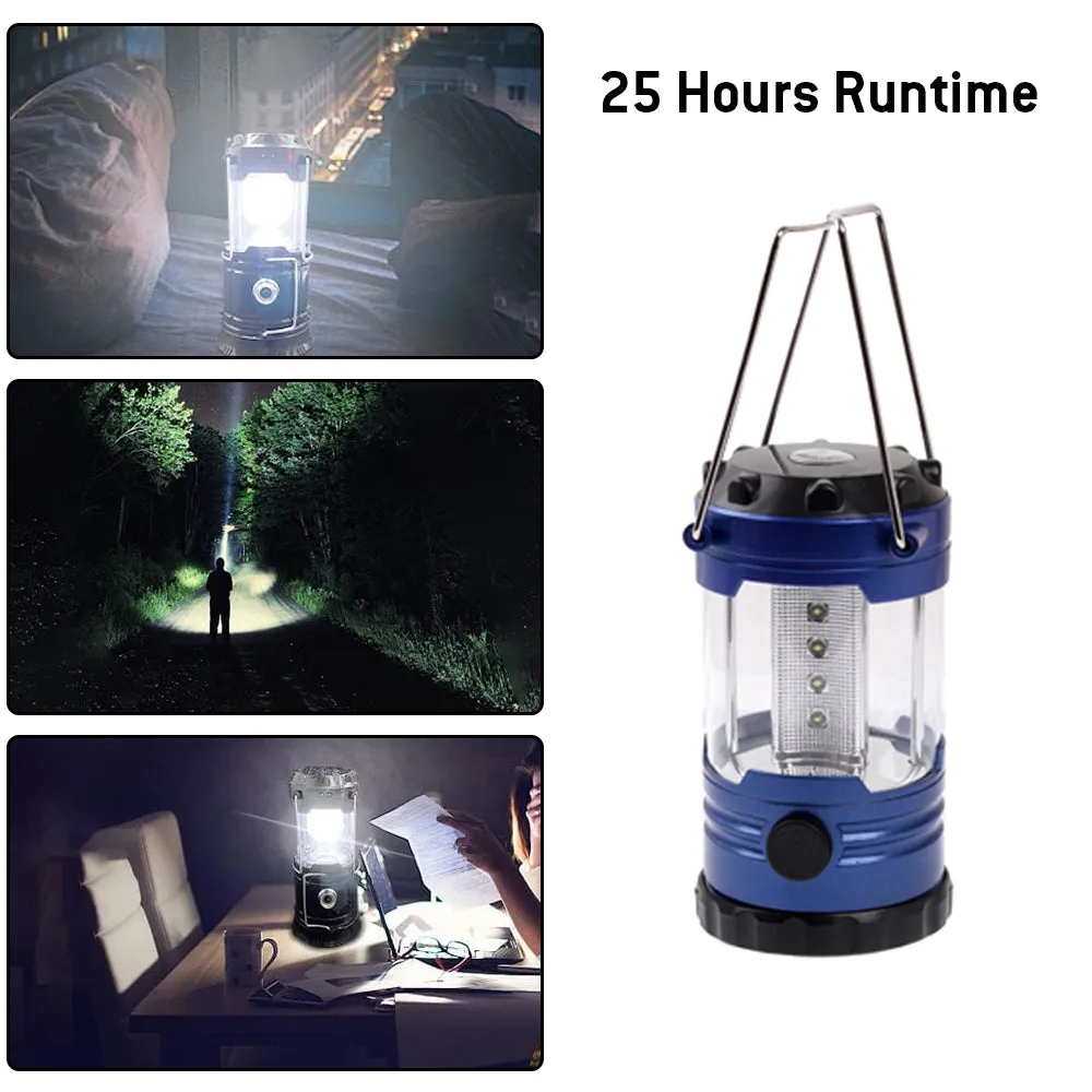 72Pcs/Lot wholesale Camping Lamp with Compass for Hurricanes, Storms, Power Outages - Dark Blue (resale bulk)