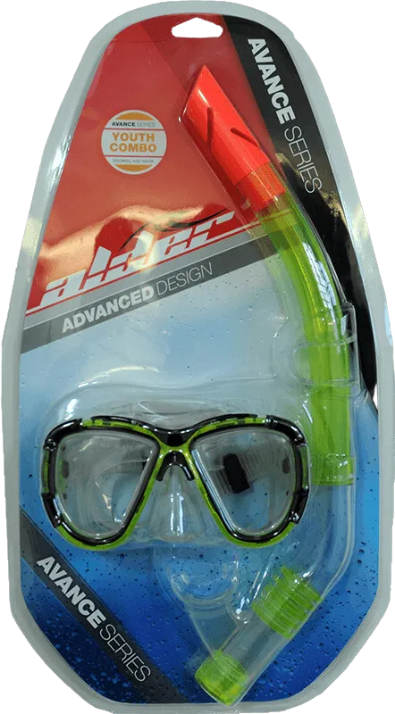 ALDER AVANCE YOUTH COMBO MASK & SNORKEL SET