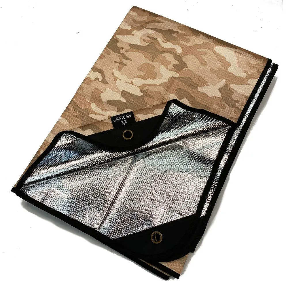 Arcturus Outdoor Survival Blanket 60" x 82" - Desert Camo