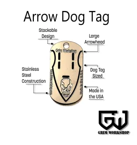 Arrowhead Dog Tag : Arrowhead Survival Necklace