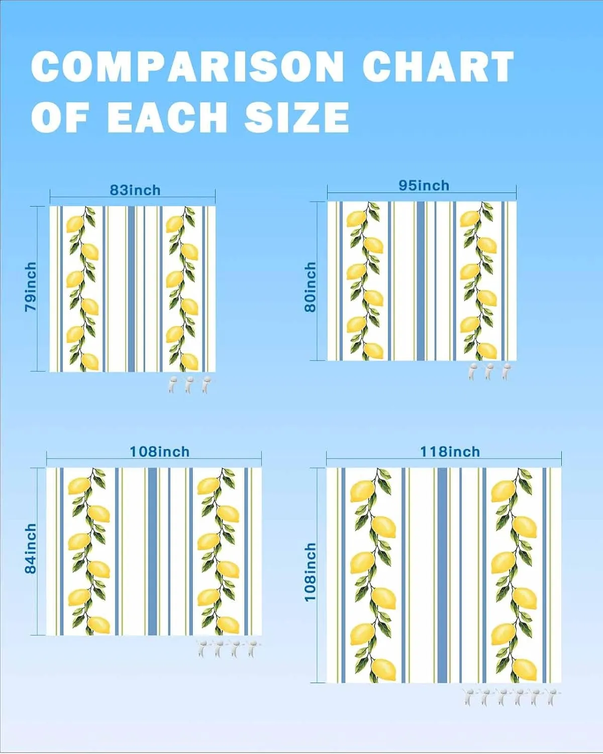 Beach Blanket Sandproof, 83"x79" Extra Large Beach Mat Waterproof Minimalism Lemon Blue Striped Retro Oversized Outdoor Mat for Camping Park Travel Grass
