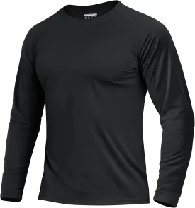 Boladeci Men's UPF 50  Sun Protection UV SPF Shirts Long Sleeve Lightweight Quick Dry Swim T-Shirts Rash Guard