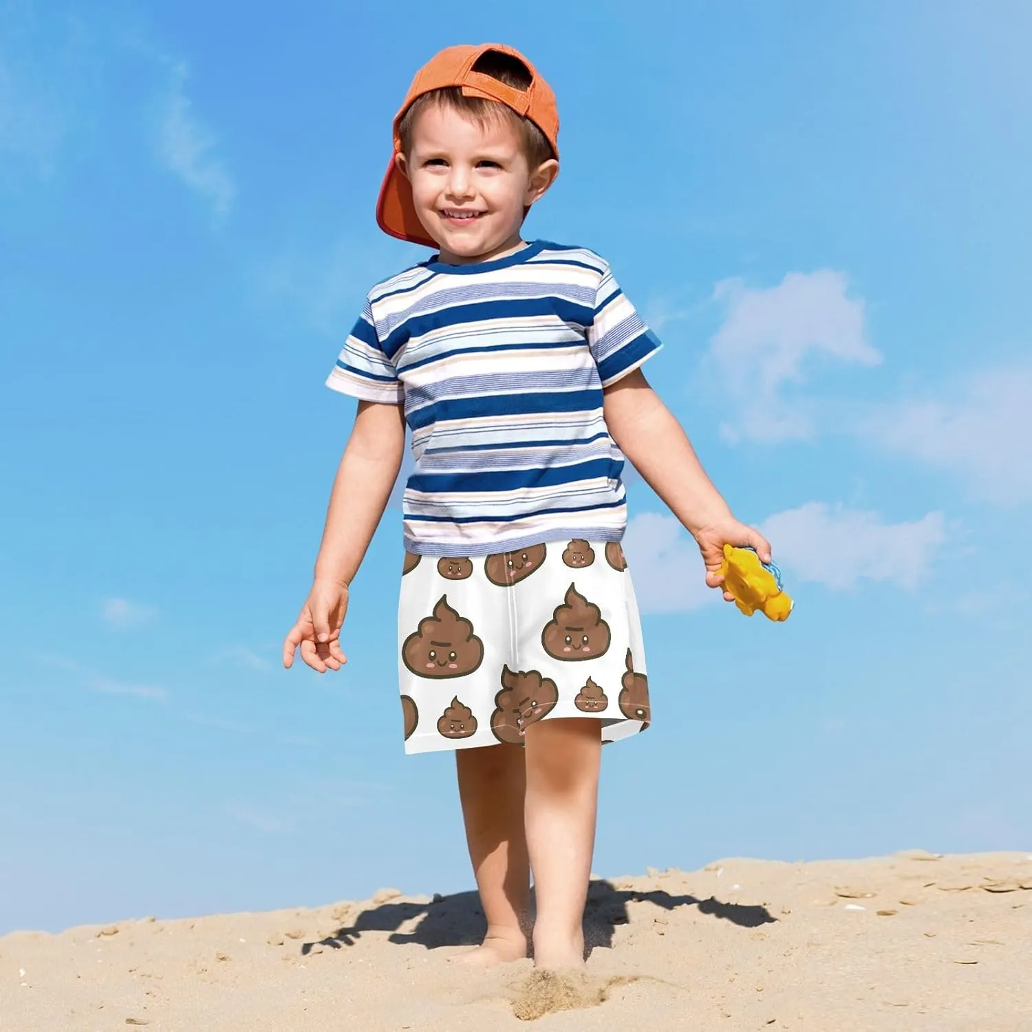Boys' Board Shorts with Compression Liner Quick Dry Boys Swim Trunks Casual Shorts 4-13Y