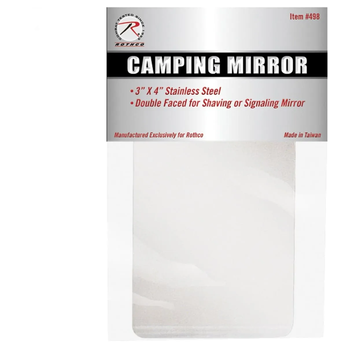 Camping Signal and Shaving Mirror