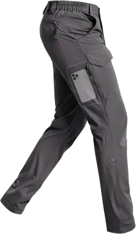 Cycorld Men's-Hiking-Pants-Lightweight-Water-Resistant-Quick-Dry Stretch for Travel Camping Fishing Outdoor