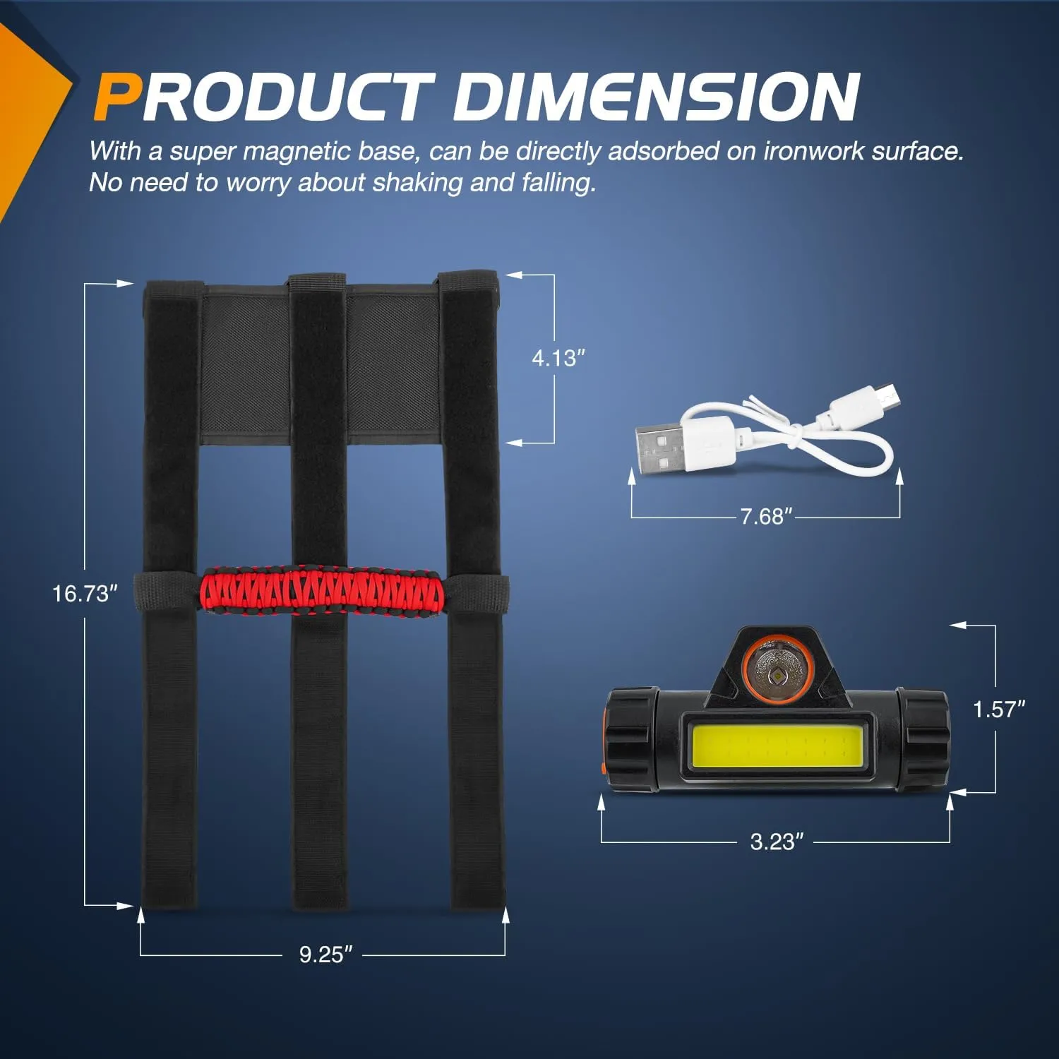 Dome Light Spot Flood Combo Universal 2in-4in Roll Bar Mount