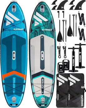 Family Bundles11'x35''Inflatable Stand Up Paddle Boards, All Accessories 2, 116L Backpack, Shoulder Strap, 2-Action Pump