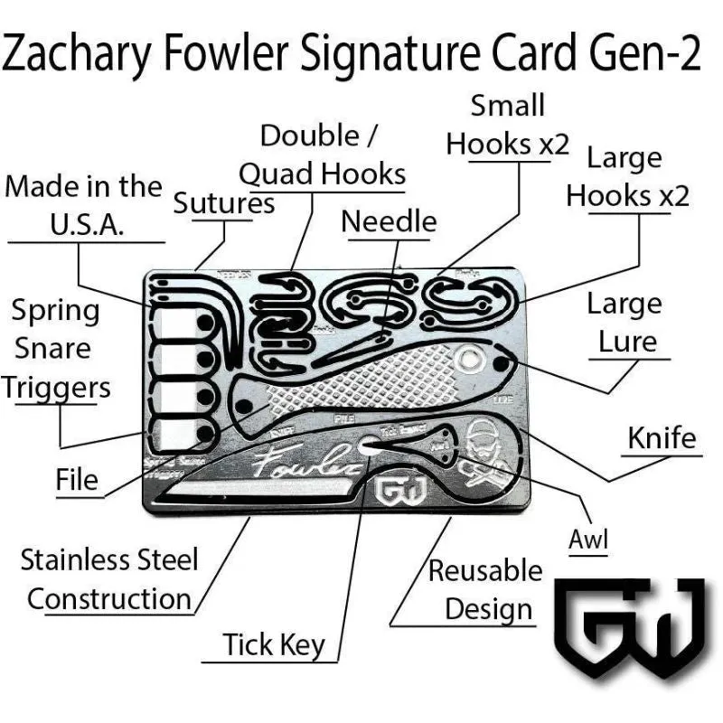 Grim Workshop Zachary Fowler Signature Survival Card Gen 2