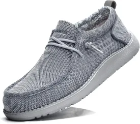 ITAZERO Men Extra Wide Shoes - 4E to 5E Wide Toe Box Shoes for Men XX Wide Width Swollen Feet - Men's Loafers & Slip-ons with Arch Support Insole for Plantar Fasciitis