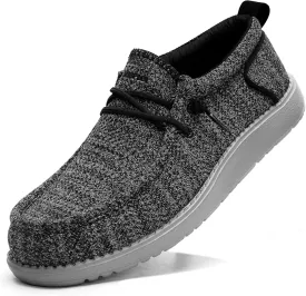 ITAZERO Men Extra Wide Shoes - 4E to 5E Wide Toe Box Shoes for Men XX Wide Width Swollen Feet - Men's Loafers & Slip-ons with Arch Support Insole for Plantar Fasciitis