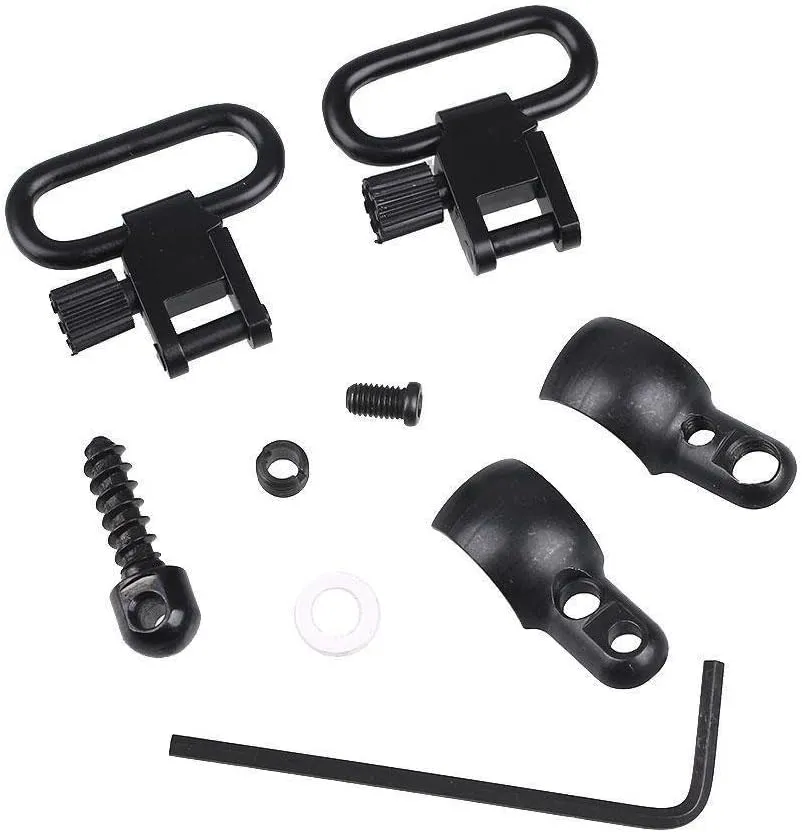Lever Action Quick Detachable Rifle Sling Mount Kit Split Band with 1" QD 115 Sling Swivels for Winchester Marlin Mossberg