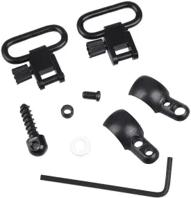 Lever Action Quick Detachable Rifle Sling Mount Kit Split Band with 1" QD 115 Sling Swivels for Winchester Marlin Mossberg