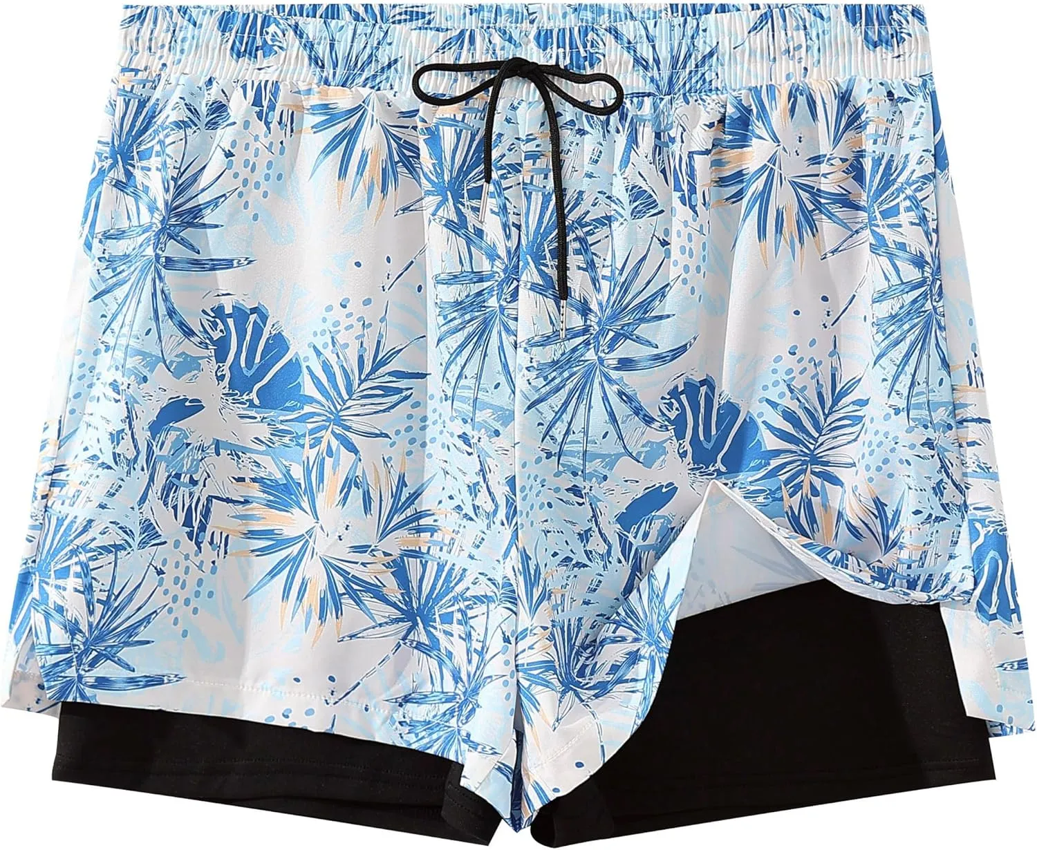 Men's 5" Quick Dry Swim Trunks Stretch Anti-Slip/Exposure Liner Vibrant Prints for Surfing Gym Beach Swimming