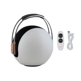 Mooni Music Ball Speaker Lantern with Chrome Handle