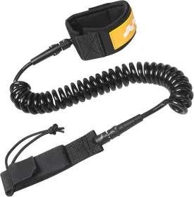 Mountocean Premium Coiled SUP Leash, 7mm Thickness Durable Stand Up Paddle Board Leg Rope,Wrist Strap Paddleboard Leash for All Types Surfboard Longboard,Paddle Board