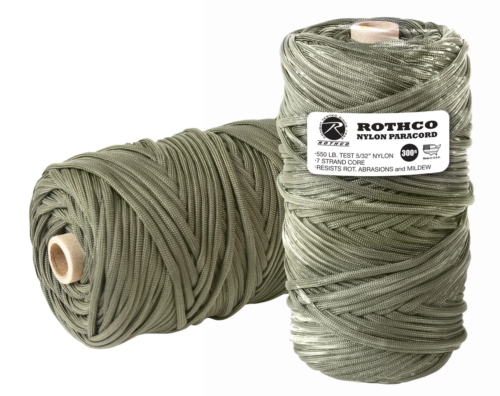 Nylon Paracord 550lb 300 Ft Tube | Multiple Colors