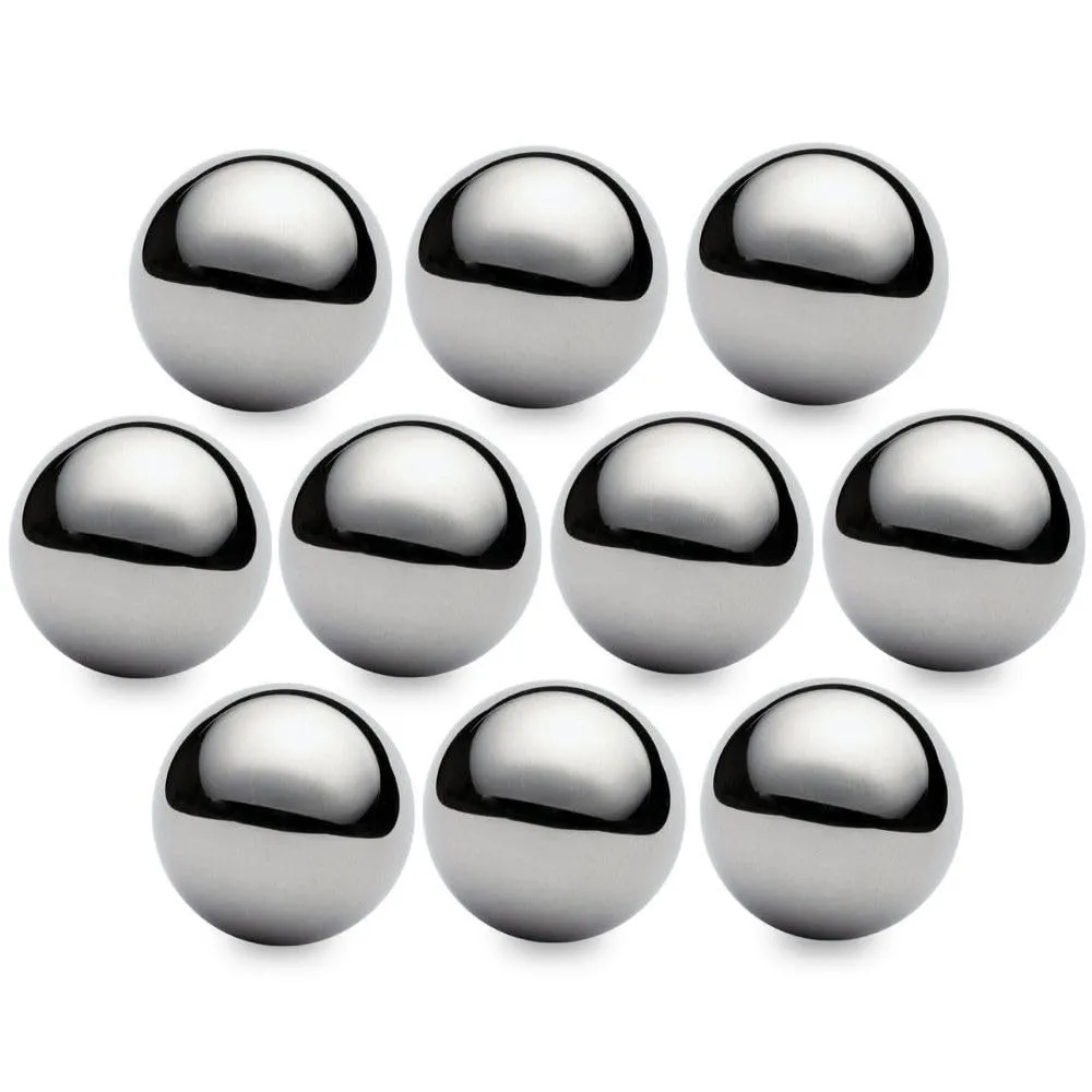 Paracord Planet Polished Steel Ball Bearings  Sizes Include , 1, 1 , 1 , 1 , 2  Packs of 5, 10, & 20