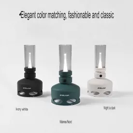 Retro LED kerosene lamp night lamp table lamp bedside lamp decorative atmosphere lamp outdoor camping creative blow out camping lamp