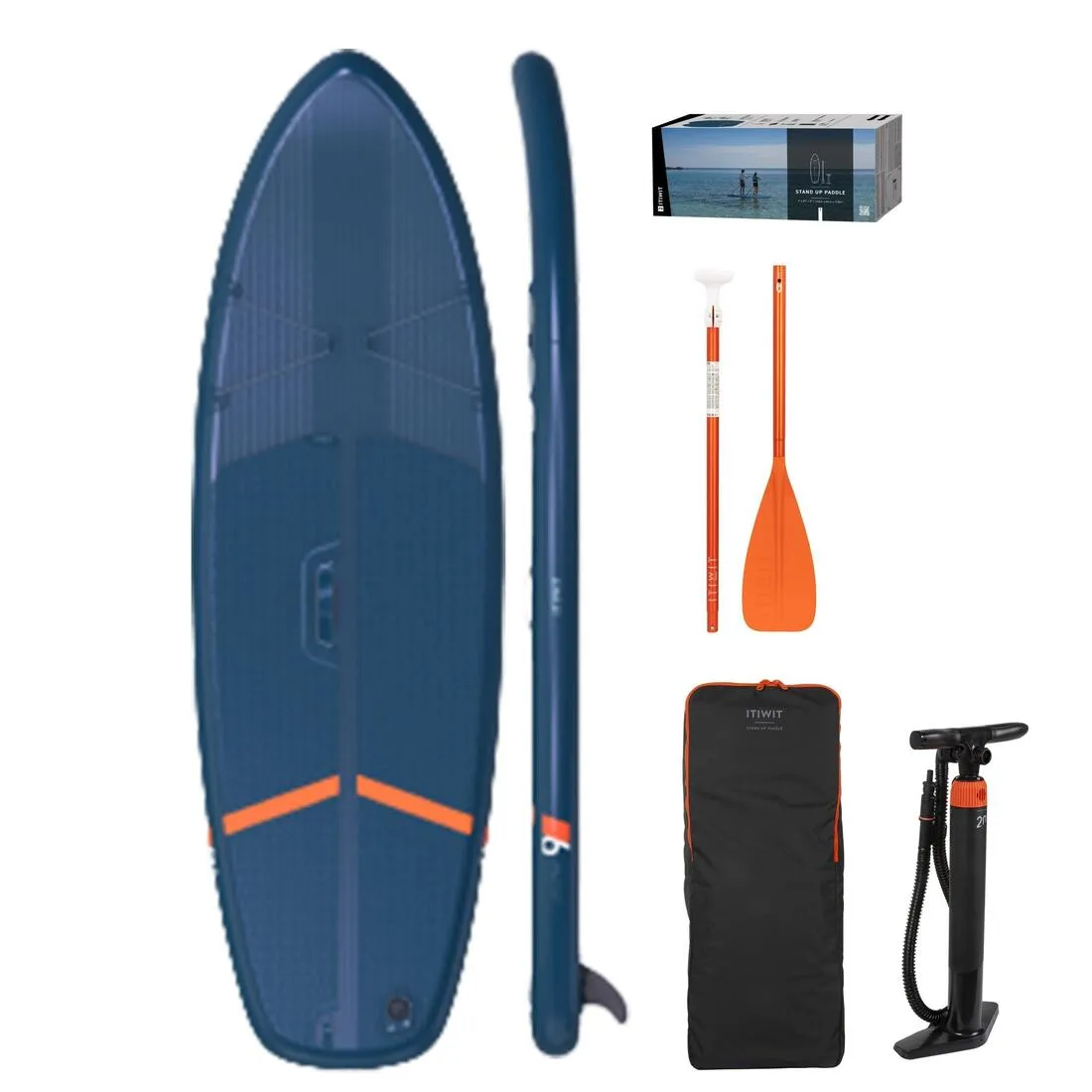 SHORT FIN BOX   PATCH FOR ITIWIT INFLATABLE PADDLES (GLUE NOT INCLUDED)