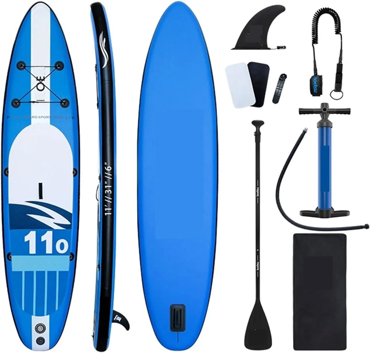 Surfboard Inflatable Sup Paddle Board White Water Touring Racing Paddleboard Sea Surfing Sub Surfboard Professional Paddling Outdoor Recreation