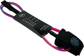 UPSURF YEP. Surfboard Leash Ankle Surfing leashes for 6ft-10ft Size Range 7mm TPU Cord Single Lined Neoprene Cuff. Black and Assorted Colors for Choose.