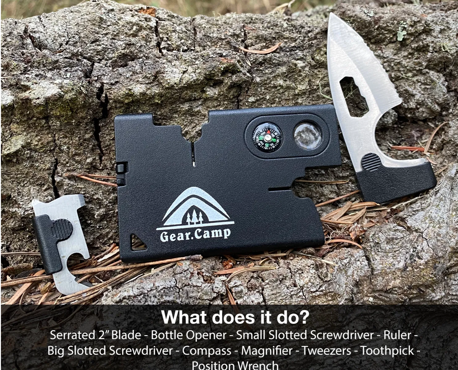 Wallet Size Companion Multi-Function Tool - 2 Pack